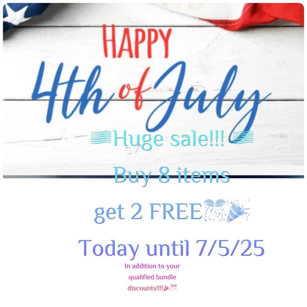 Festive 4th of July Sale Poster